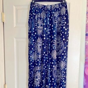 Celestial Sun & Moon Harem Pants